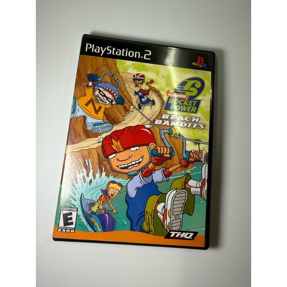 Rocket Power Beach Bandits Sony PlayStation 2 PS2 Game Complete CIB Nickelodeon